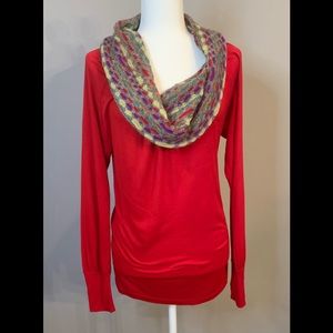 M Missoni Honeycomb Cowl-Neck Top